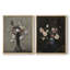 Impression florale rétro - ensemble de 2-1001400932-1001400952