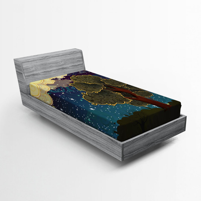 Drap ajusté nature, Drap-housse de taille simple