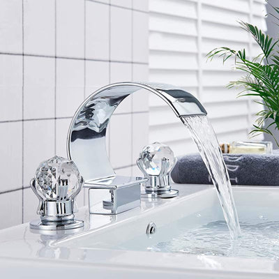 Widespread Bathroom Faucet -  Senlesen, 63-DSJXCS