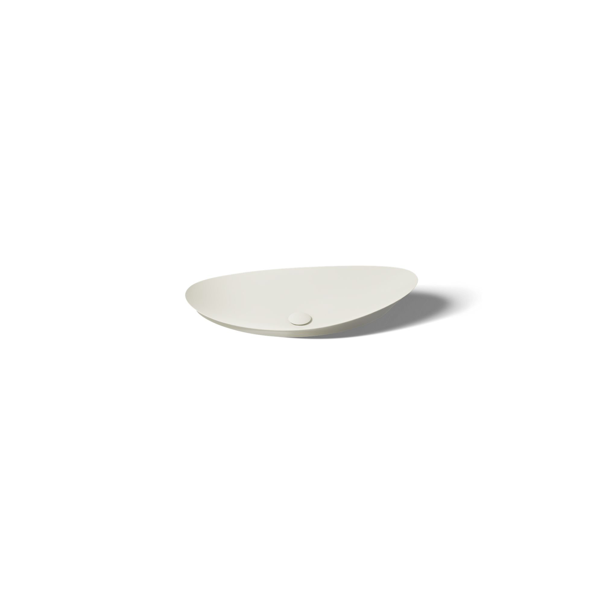 Veil Trough Fireclay Specialty Vessel Bathroom Sink, Biscuit
