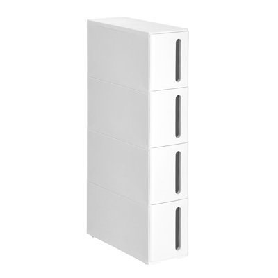 Hartmut Plastic / Acrylic Freestanding Bathroom Drawers