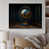 White Floater Framed