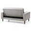 Causeuse contemporaine grise pour deux