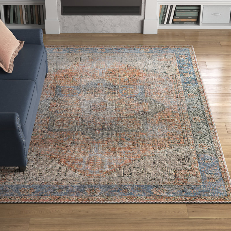 Highfill Washable Oriental Indoor Rug, Runner 2'7" x 12'