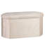 110cm Wide Velvet Oval Footstool Ottoman-914621624