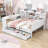 Assante Daybed with Integrated Desk and Built-in Storage Drawers-657524862-657524857