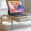 Support pour écran de bureau en métal avec tiroir et rangement Martha Stewart Ryder
