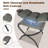 Outdoor Wicker Rocking Chair with Ottoman