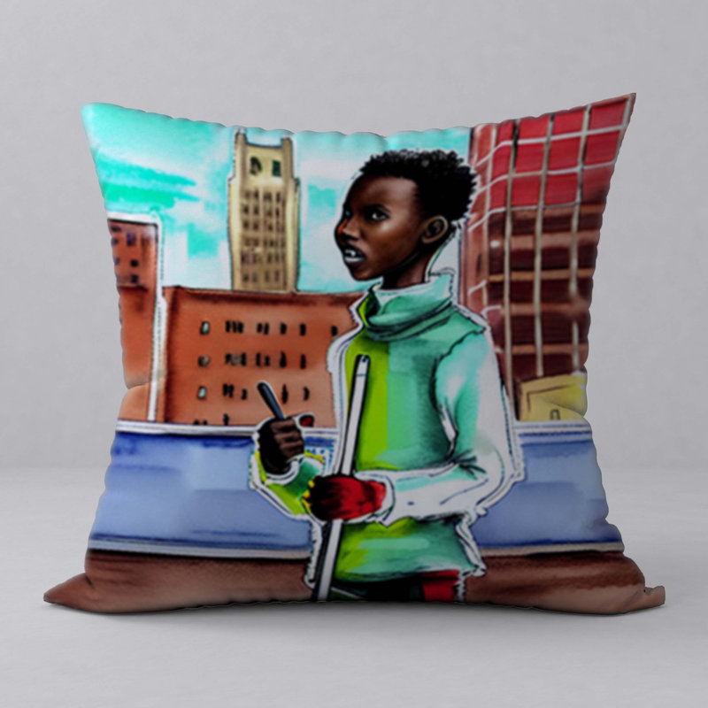 Reversible Throw Pillow