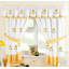 Joachim 5 Piece Sunflower Kitchen Curtain and Pelmet Set-42662458