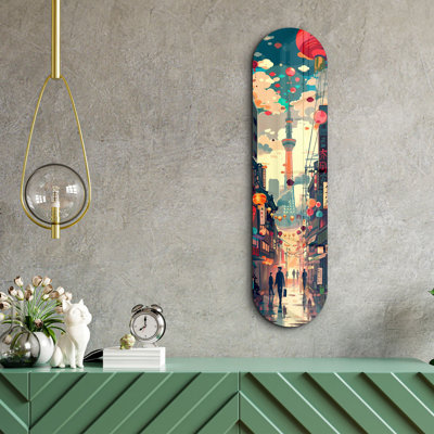 Peinture décorative en verre trempé