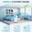 Giantex 10000 BTU Portable Air Conditioner for 350 Square Feet with Remote Included