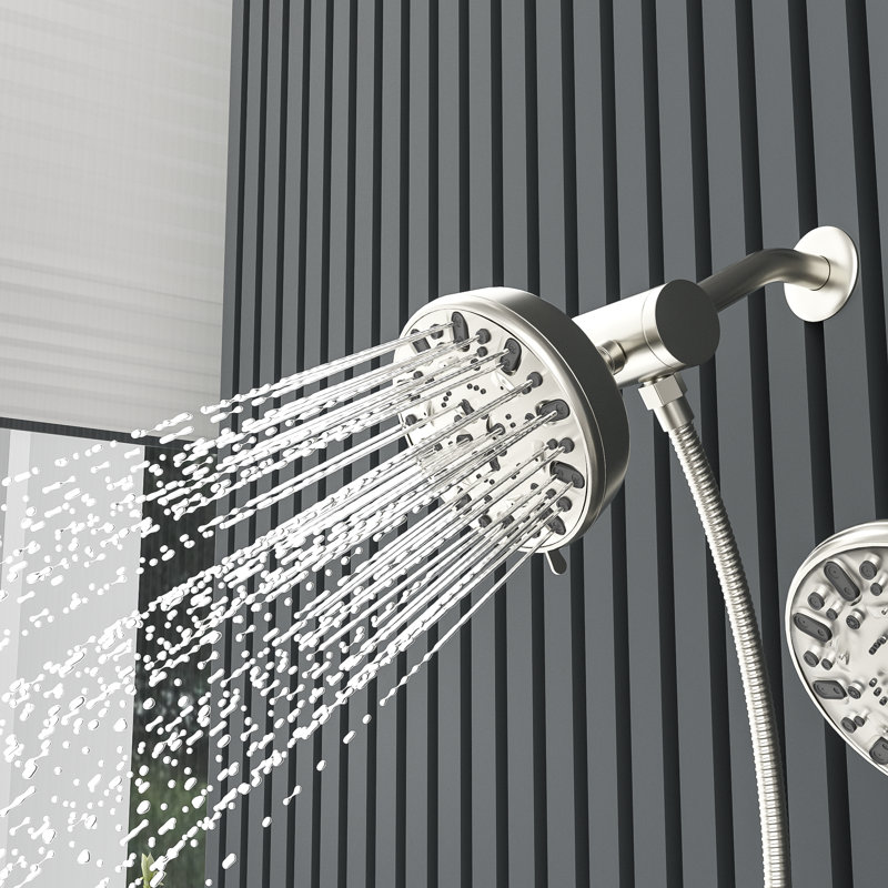 Système de douche complet, Nickel brossé