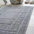 2 Piece Set Rectangle/U-shaped Bath Mat-19840724