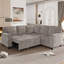 Canapé en L avec canapé-lit escamotable, canapé-lit avec siège de rangement et canapé-lit modulaire