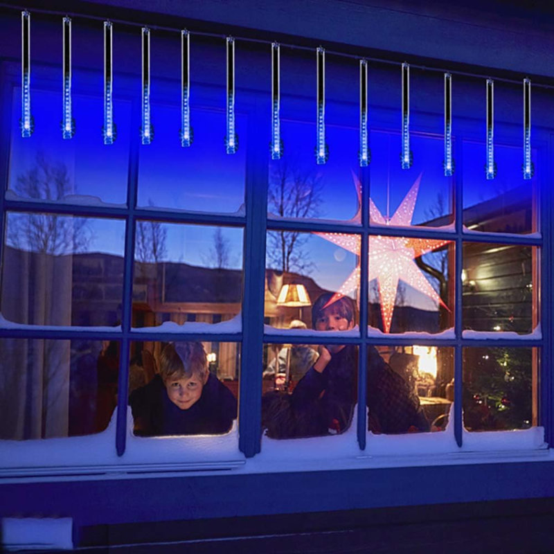 Lumières de Noël, Bleu