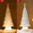 18.5"H Christmas Lighted Rotating Table Tree