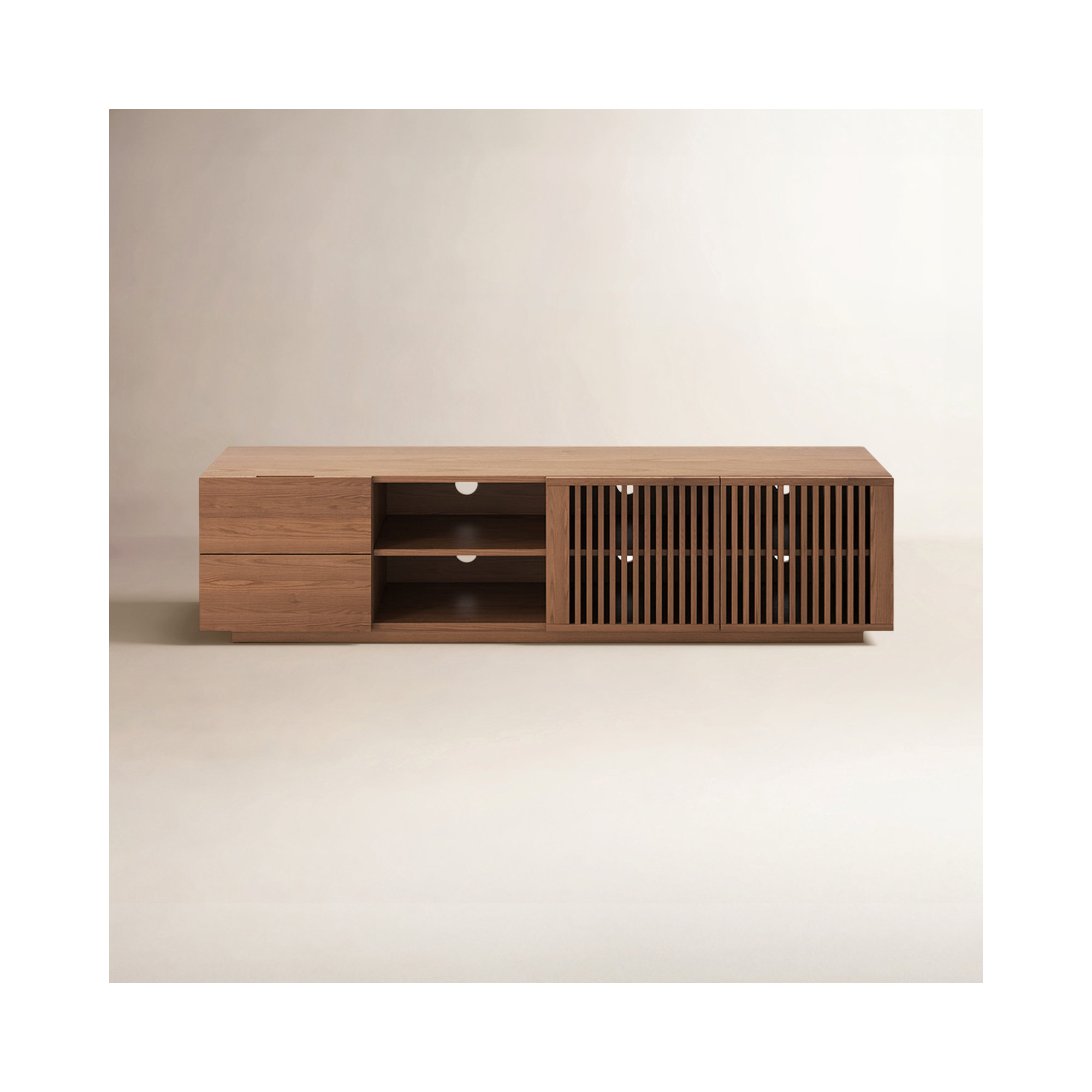 71" Mid-Century Modern Media Console