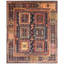 Hand Knotted Wool Geometric Area Rug
