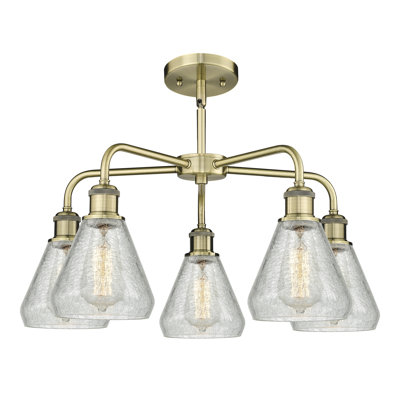 Lustre conique à 5 lumières Kotter