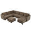 Canapé modulaire rembourré avec repose-pieds 8 pièces Zendajas-1291628344