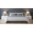 Bolzano 28" Grey Bubbled Glass Table Lamp