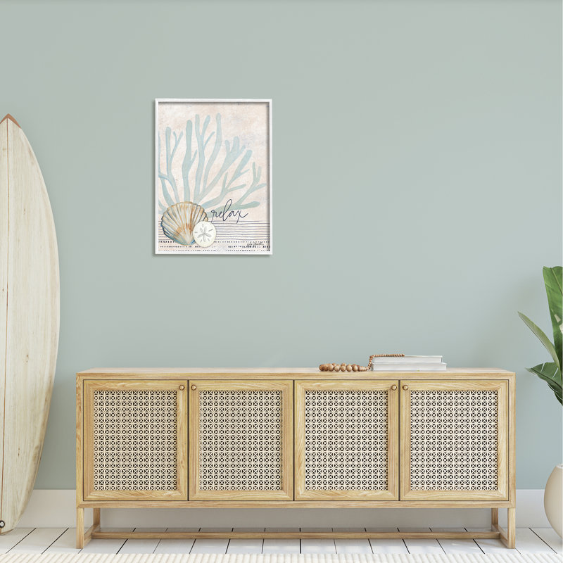 «Sea Life», art mural texturé et giclée rayée par Katie Doucette_aq-620, H 30 po x l 24 po x P 1,5 po
