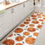 Tapis intérieur / extérieur orange / crème Kaue-674523409