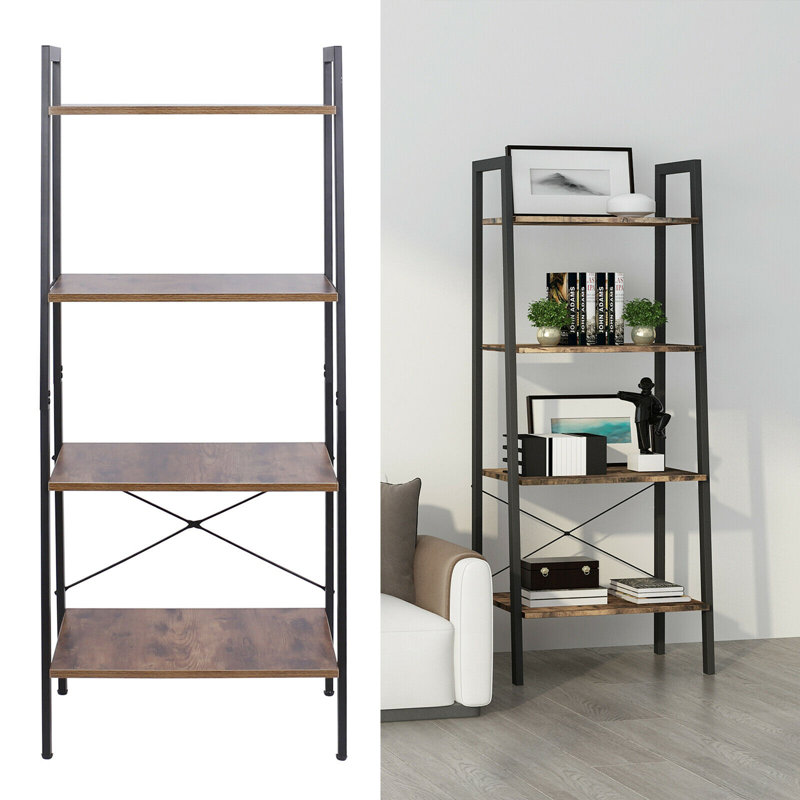 Laytonsville 136.8 cm H x 56 cm W Ladder Bookcase