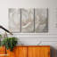 «Peach Perfect», ensemble de 3 toiles tendues-493418946