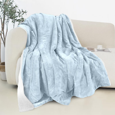 Sherpa Weighted Warm Throw Blanket