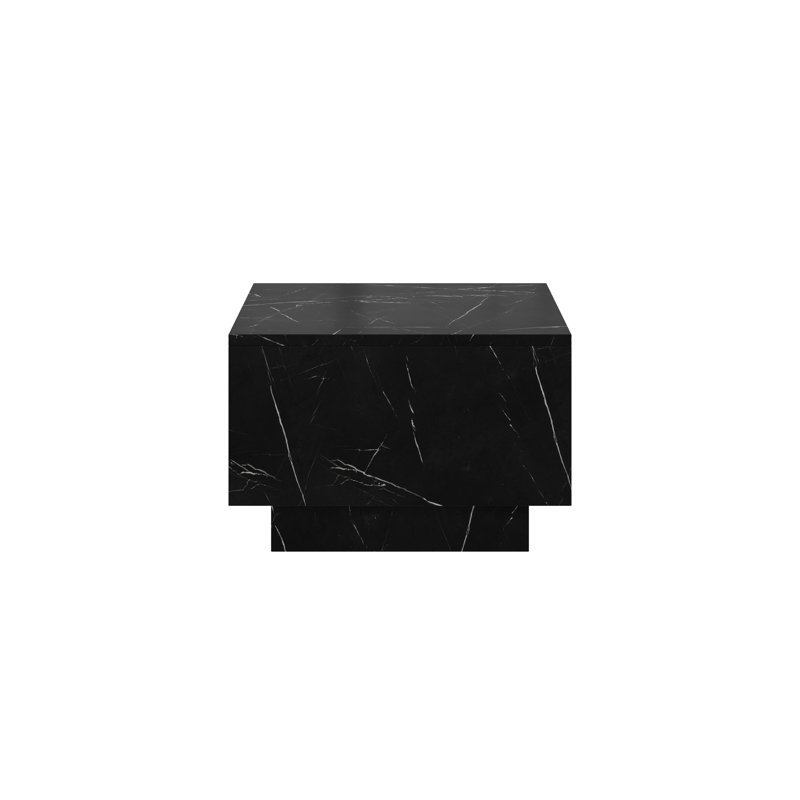 Coffee Table Celka with Storage Compartment, Black, 40cm H x 60cm L x 60cm W