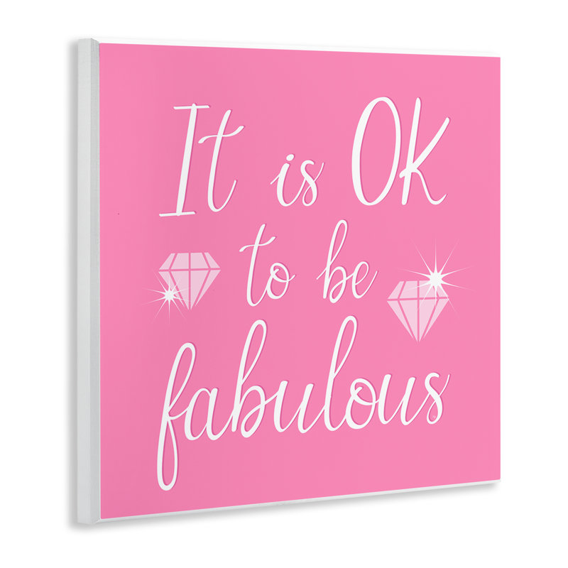 «Ok to be fabulous» par Martina Pavlova