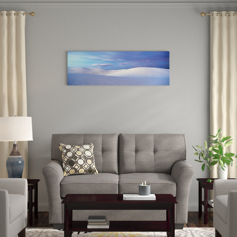 Paysage I, White Sands National Monument, New Mexico, USA par Panoramic Images - Print, H 12 po x l 36 po x P 1,5 po