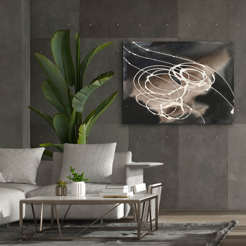 " Midnight Swirl I " by Regina Moore, 40" H x 54" W x 1.5" D