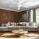 52" 5 - Blade Modern Ceiling Fan With Led Lights And Remote Control