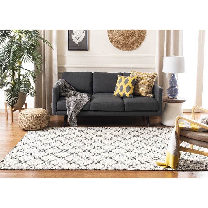 Martha Stewart Hand Woven Wool Rug, Rectangle 5' x 8'