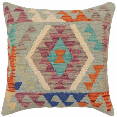 Tribal Kilim Pillow Geometric Throw Pillow