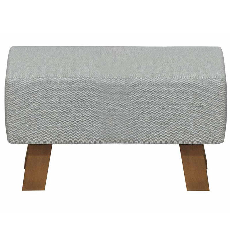 Gimo 100% Polypropylene Upholstered Bench, Grey
