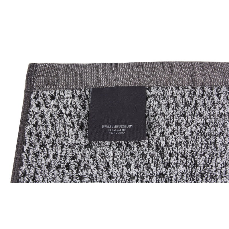 Everplush Grey Oversized Cotton Microfiber 6-Piece Towel Set