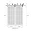 Portes coulissantes de grange coulissantes pour garde-robe | Ego 5012 | Ensemble de quincaillerie Modern Rails | Portes de garde-robe de chambre en bois massif-99701928-99701915