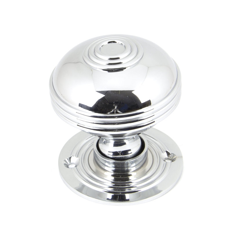 Prestbury Passage Door Knob, Polished Chrome