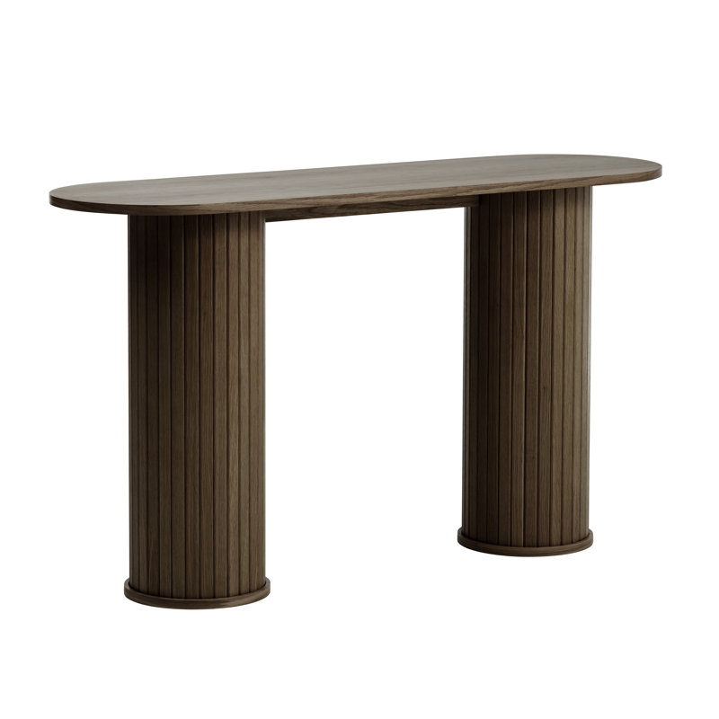 130 cm W Console Table, Smoked