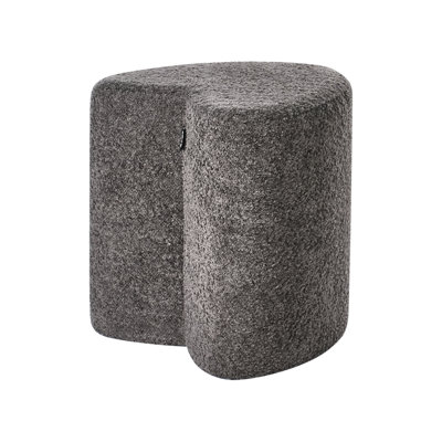 40cm Wide Heart Solid Colour Pouffe Ottoman