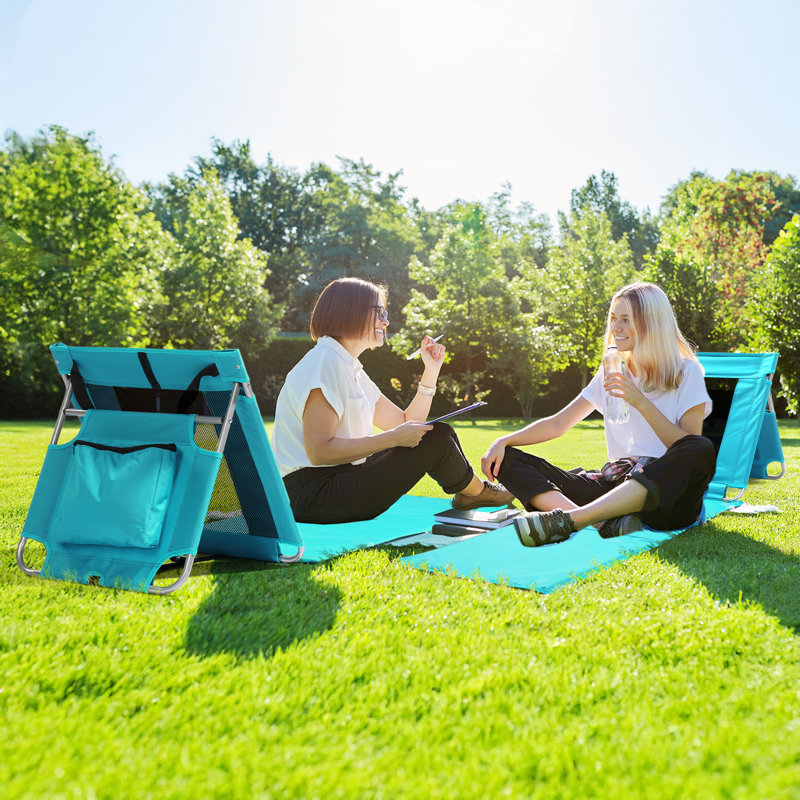 Méridienne pliable et légère pour patio, Vert