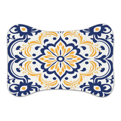 Tapis espagnol en forme d'os 1 pièce