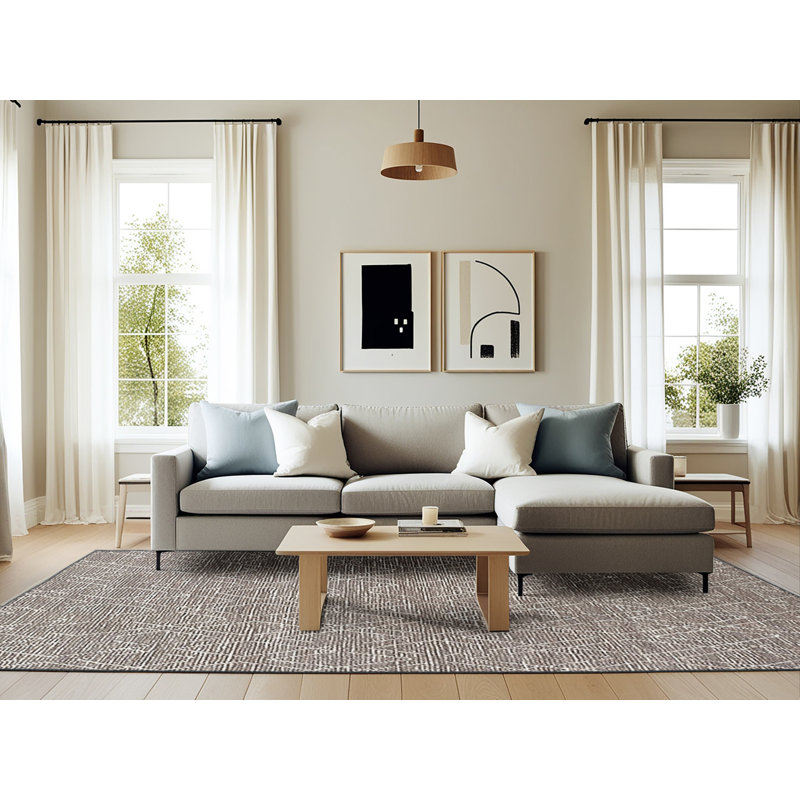 Moroccan Indoor Rug, Rectangle 6' x 9'