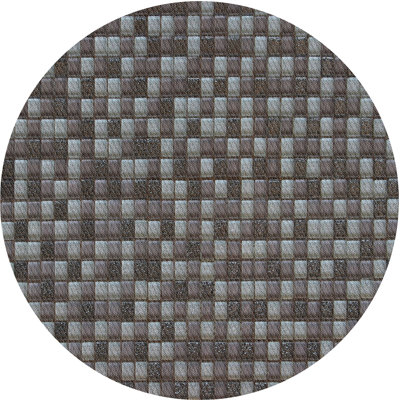 Tapis gris tissé à la machine