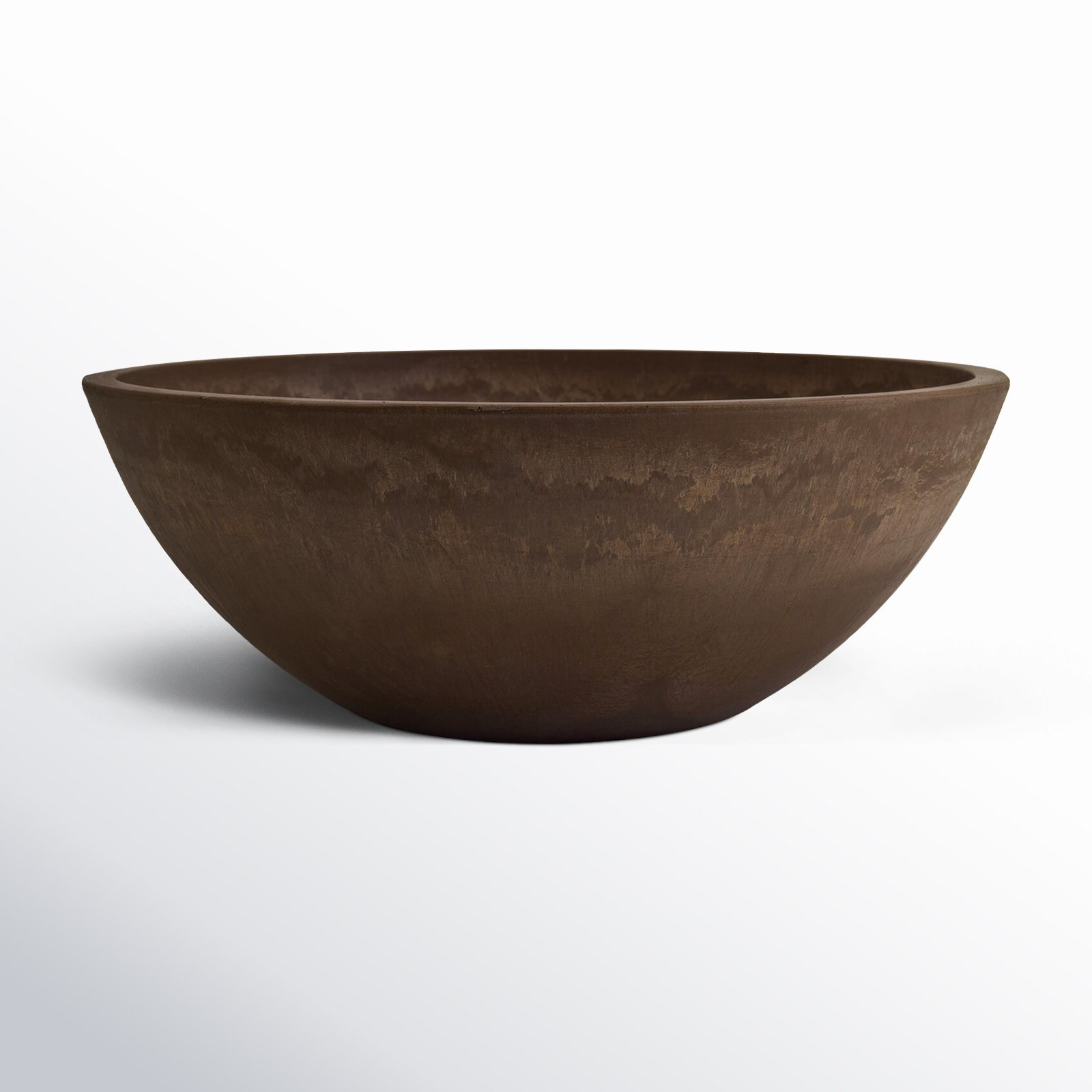 Haven Pot Planter, Chocolate, 3.5" H x 10" W x 10" D
