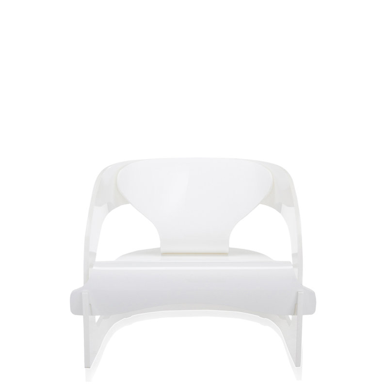 Joe Colombo Outdoor Lounge Chair, White